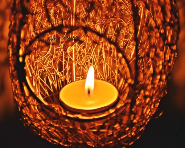 Adorable Tealight Holders with Beautiful Gold Plating
